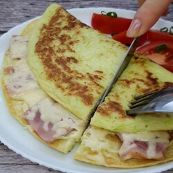 ЗАВТРАК из КАБАЧКОВ! Кабачковый блинчик с начинкой | Рецепты еды, Питание рецепты, Здоровое питание