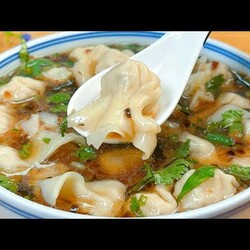 福建人做的餛飩為什麼那麼好吃？原來調餡有訣竅，肉嫩多汁湯鮮美，【麗麗廚房】，#千里香餛飩料理食譜，#千里香餛飩的製作秘方，#千里香餛飩餡的做法 ，#家常菜