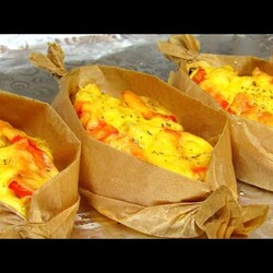 Делаю Лодочки Из Пергамента и ГОТОВЛЮ в них Вкусный УЖИН В Духовке. Рецепт УЖИНА Для Всей Семьи