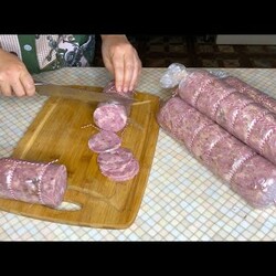 КОЛБАСА В ПАКЕТЕ ДЛЯ ВСЕХ ИЗ ЛЮБОГО МЯСА! ПРОЩЕ НЕ БЫВАЕТ!