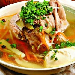 Рассольник с курицей - рецепт приготовления с фото и видео