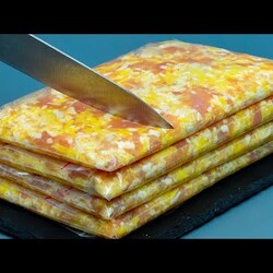 Put chopped chicken breast mixed with potato in the freezer. It's saves time!