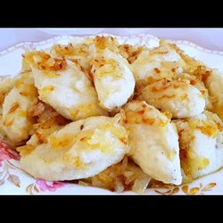 МАЛО КТО ЗНАЕТ ЭТОТ СПОСОБ!ЗАВТРАК ЗА 5 МИН!САМЫЕ НЕЖНЫЕ ЛЕНИВЫЕ ВАРЕНИКИ С КАРТОШКОЙ!ЛЕГКО И БЫСТРО