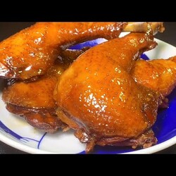 Куриные ножки замочить прямо в соевом соусе на 2 дня, вкус лучше бекона