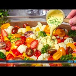 Невероятно вкусная цветная капуста с брокколи