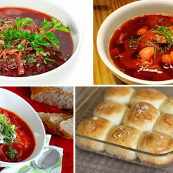 Борщ с пампушками - пошаговый рецепт с фото