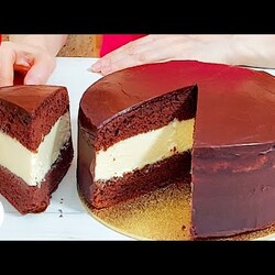 ГОСТИ в Восторге! БЫСТРО, ПРОСТО! Шоколадный ТОРТ "ЭСКИМО" + Крем ПЛОМБИР! Готовим дома Торт