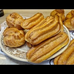 ЭКЛЕРЫ ПРОФИТРОЛИ Получатся у всех Заварное тесто