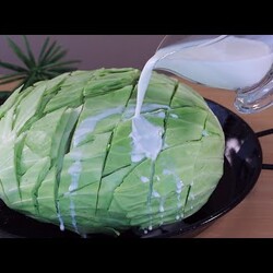 Lahanayı Bugünden sonra hep böyle pişirmek isteyeceksiniz. Pratik. yediğim en LEZZETLİ LAHANA TARİFİ