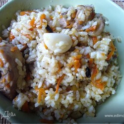 Куриный плов для Марии (LapSha), пошаговый рецепт на 3828 ккал, фото, ингредиенты - Светлана Горбуненко