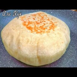 ЛЕПЕШКА ПИТА на сковороде Домашний Турецкий хлеб Базлама ЛюдаИзиКук Лепешки flat bread Лаваш рецепт