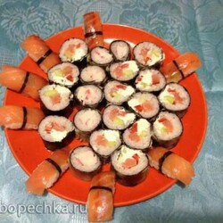 Тэмпура роллы и нигири суши с Sushi Magic