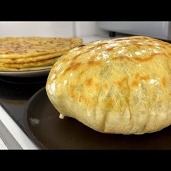 Вместо ПИРОЖКОВ. Вся СЕМЬЯ ПОДСЕЛА на эти вкусняшки! ЛЕПЕШКИ НА СКОВОРОДЕ (ХЫЧИНЫ)