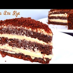 Торт ТРИ СТАКАНА быстрый рецепт без весов и миксера выпечка на день рождения простой шоколадный торт