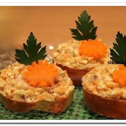 Домашний паштет из селедки. Ложная икра из сельди и моркови