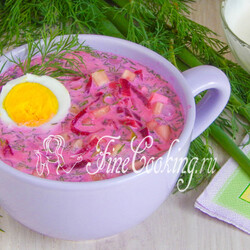 Свекольник холодный классический