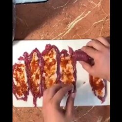 Шашлычки мясные рулетики