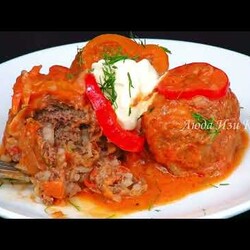 Самые вкусные ЛЕНИВЫЕ ГОЛУБЦЫ с фаршем в духовке очень быстро и вкусно Люда Изи Кук блюда из фарша