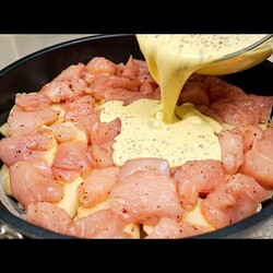 Es ist so lecker, dass ich es fast jeden Tag koche❗ Unglaubliches Hühnchen-Kartoffel-Rezept!