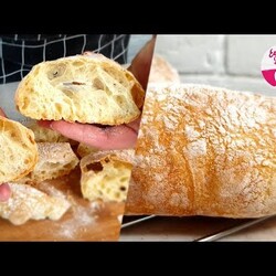 Не Хлеб, а ЧУДО! Что происходит Внутри, Вы только посмотрите на Чиабатта