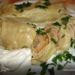 Ханум, или «Манты по-быстрому», пошаговый рецепт на 273 ккал, фото, ингредиенты - Ольга♥