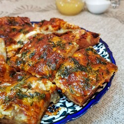 Пицца на жидком тесте в духовке рецепт с фото пошагово