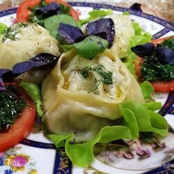 Сочные манты со свининой и пекинской капустой, пошаговый рецепт на 4470 ккал, фото, ингредиенты - Виктория