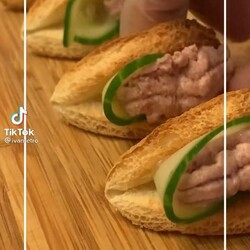 Закуска с куриным паштетом