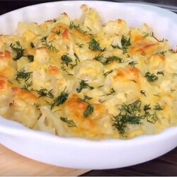 Запеканка из цветной капусты. со звуком