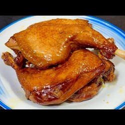 雞腿直接放醬油中泡2天，味道比臘肉還好吃，簡單易學，超好吃 【阿朝哥美食】#雞腿 #雞腿做法 #雞腿食譜