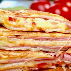 Завтрак для самых ленивых: складываем слои друг на друга и получаем сковородку еды