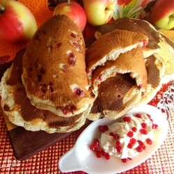 Панкейки с брусникой — Пошаговый рецепт приготовления с фото 2025 | Простые и вкусные рецепты в домашних условиях EdimDoma.ru