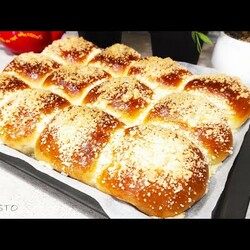 Булочки со сгущенкой. Булочки как пух. Дрожжевое тесто. Buns with condensed milk. Buns like fluff