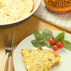 ФРИТТАТА с цуккини и шампиньонами