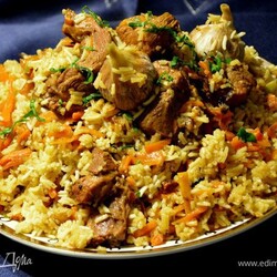 Плов по-фергански, пошаговый рецепт на 7141 ккал, фото, ингредиенты - Альбина Кузнецова