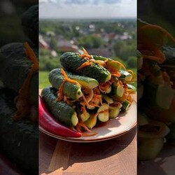 Такая обалденная закуска и всего лишь из огурчиков