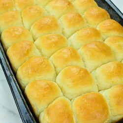 Булочки без замеса (Soft Dinner Rolls)