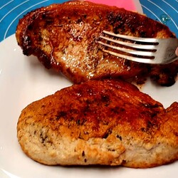 Стейк из индейки на сковороде