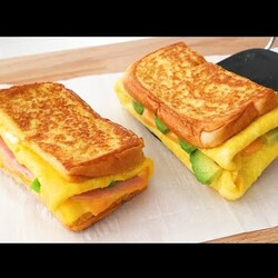 3 способа приготовить один тост с яйцом! 5 минут быстрого завтрака