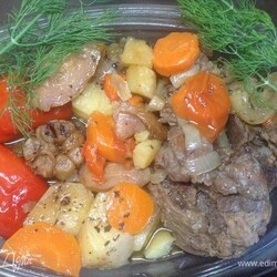 Томленое мясо «По следам дымлямы», пошаговый рецепт на 3268 ккал, фото, ингредиенты - Алексей Батин