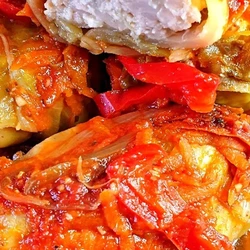 Голубцы из свежей капусты с фаршем и рисом - рецепт автора Ирина Пронько