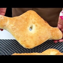 БЕЗ грамма сахара и всего 7 мин в духовке, самый легкий простой рецепт! Хлеб Шоти ПЕКУ только так!