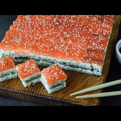 Суши - ТОРТ  Ленивые РОЛЛЫ