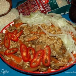 Узбекская шавля, пошаговый рецепт на 2799 ккал, фото, ингредиенты - Svetlana Gorelova