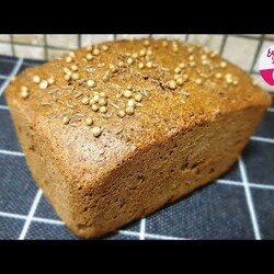 Ленивый Бородинский ХЛЕБ, БЕЗ замеса руками! От Настоящего (ржаного черного) НЕ отличить