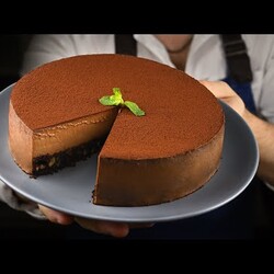 Шоколадный чизкейк без печенья. Мега вкусно и просто! Amazing chocolate cheesecake recipe.