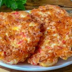 Котлеты из крабовых палочек - рецепт приготовления с фото и видео