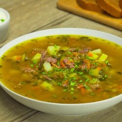 Рассольник на кости - рецепт приготовления с фото и видео