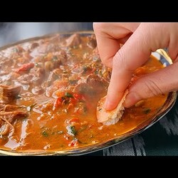 Чашушули - восхитительное блюдо с Говядиной на сковороде