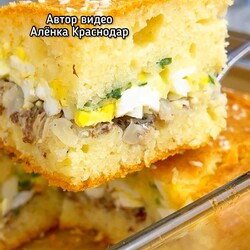 Наливной пирог по рецепту моей любимой тёти из Белоруссии